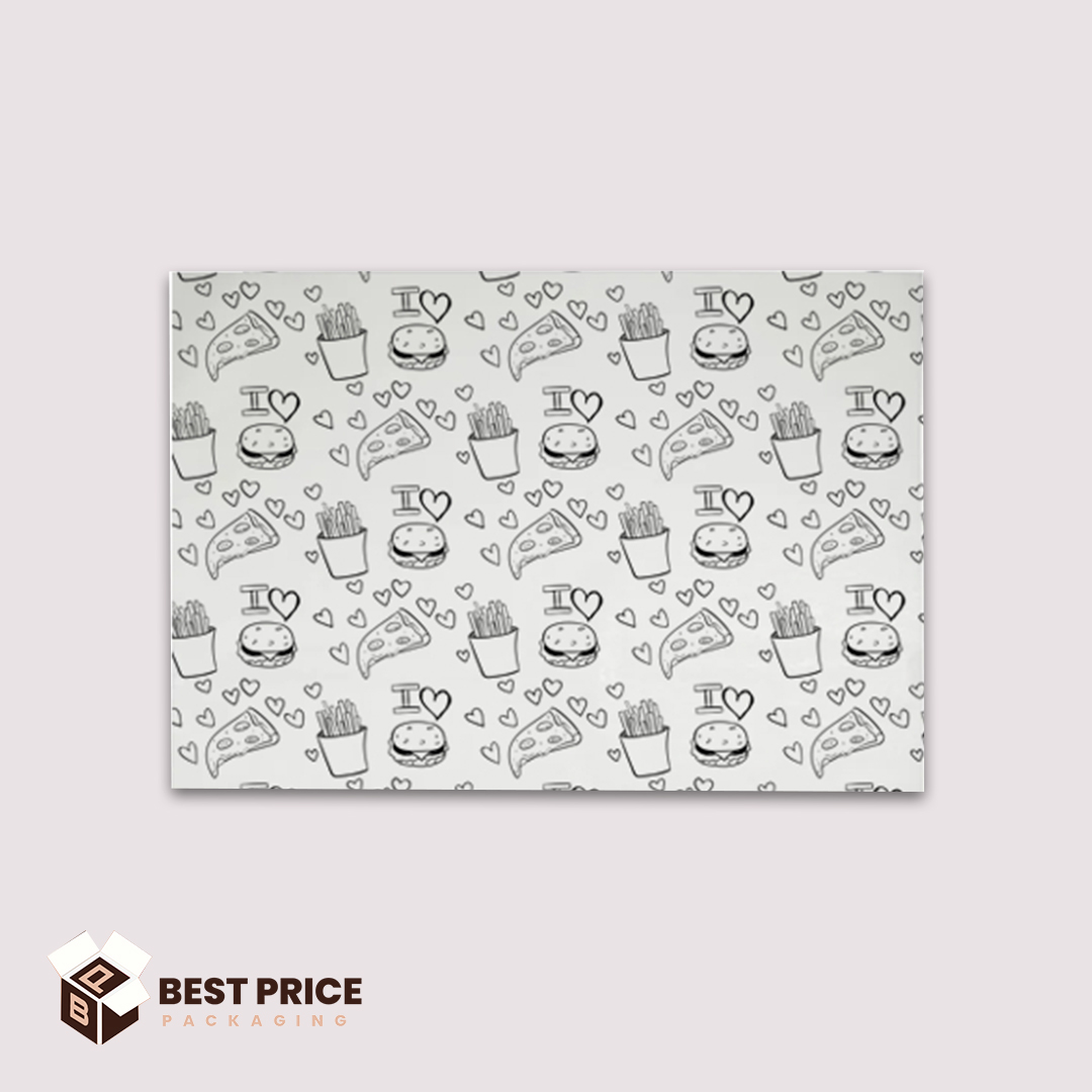 9x5 Custom Burger Papers