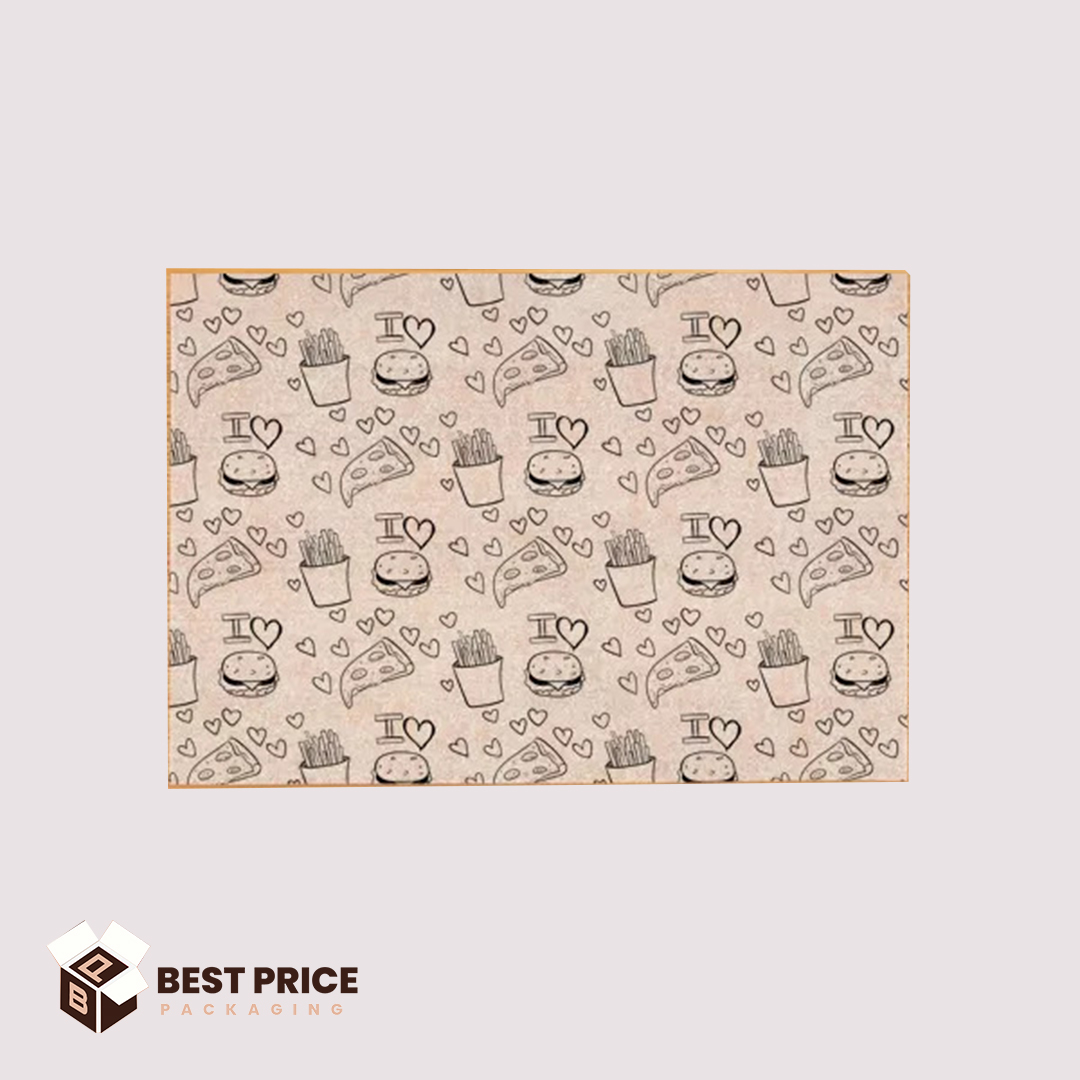 9x5 Custom printed Pizza Liners