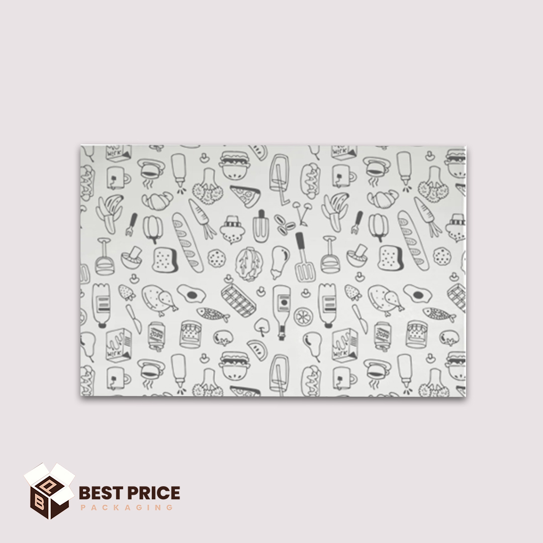 Custom printed 10x6 Food Basket Liners