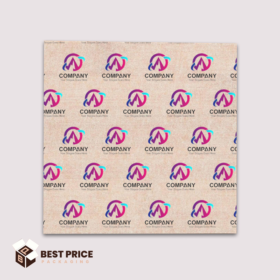 Custom printed 9x9 food basket Liner