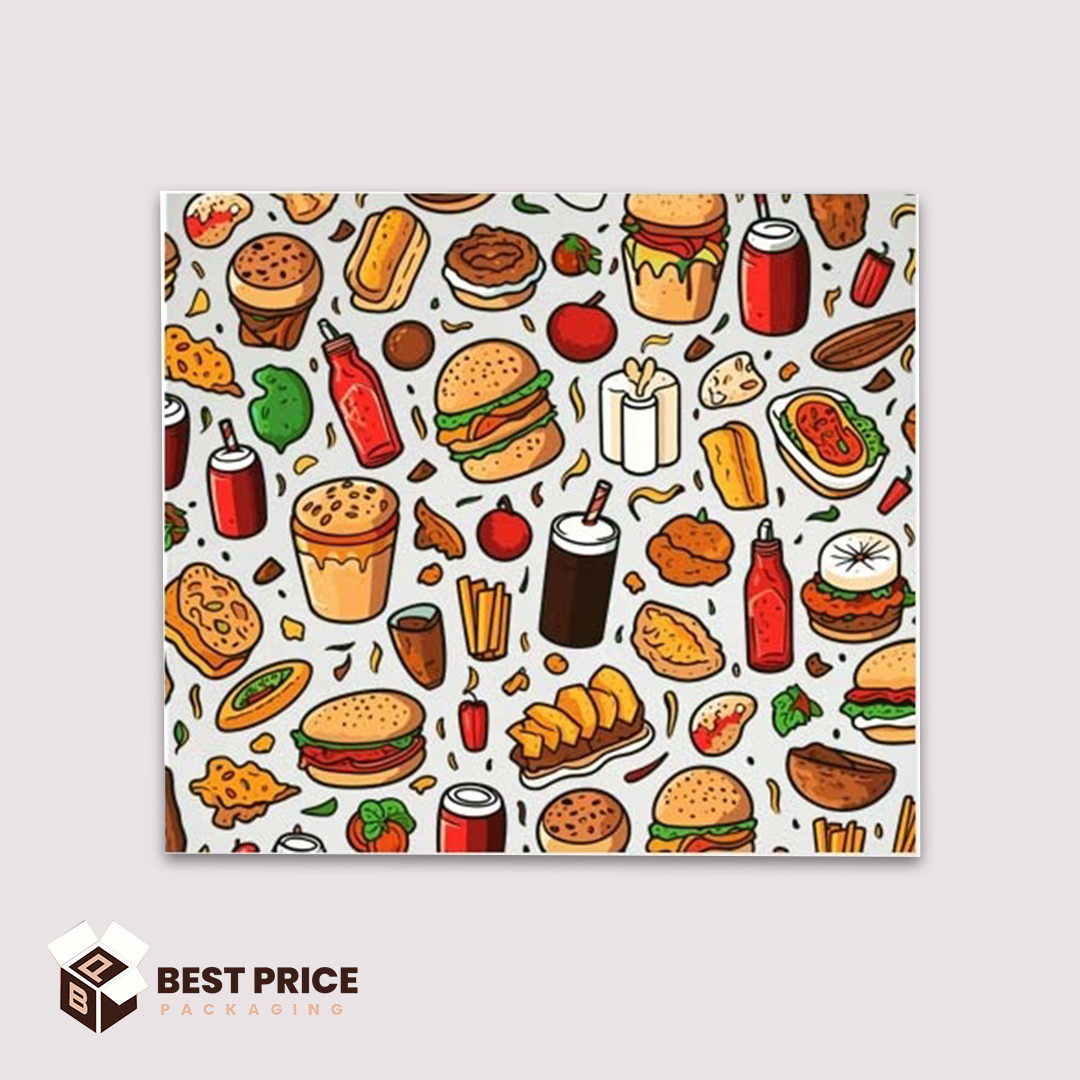 customize 8x5 burger paper