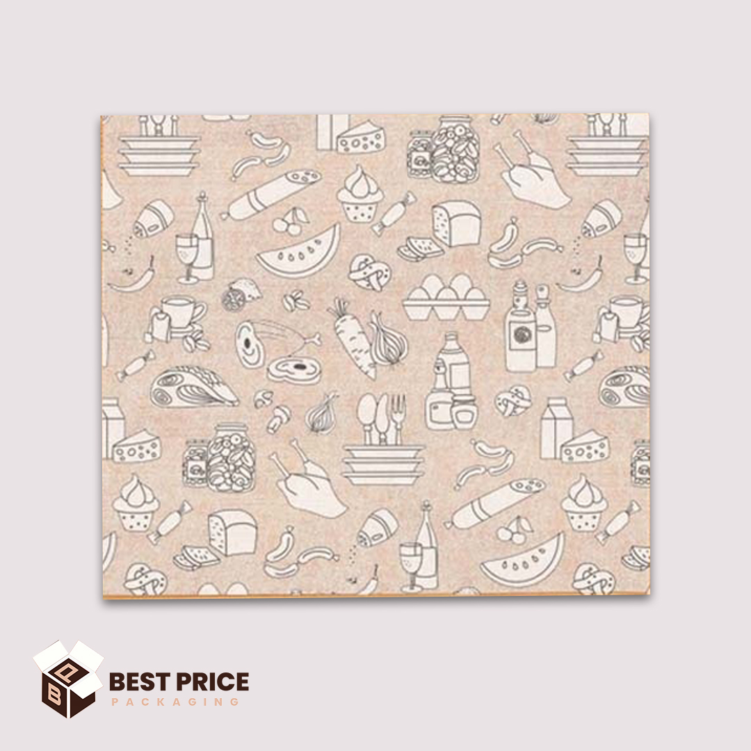 customize 8x6 burger paper